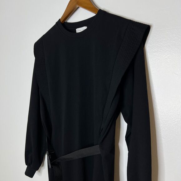 Lovers + Friends Black Long Sleeve Belt Dress Size XS Women’s - Picture 2 of 11